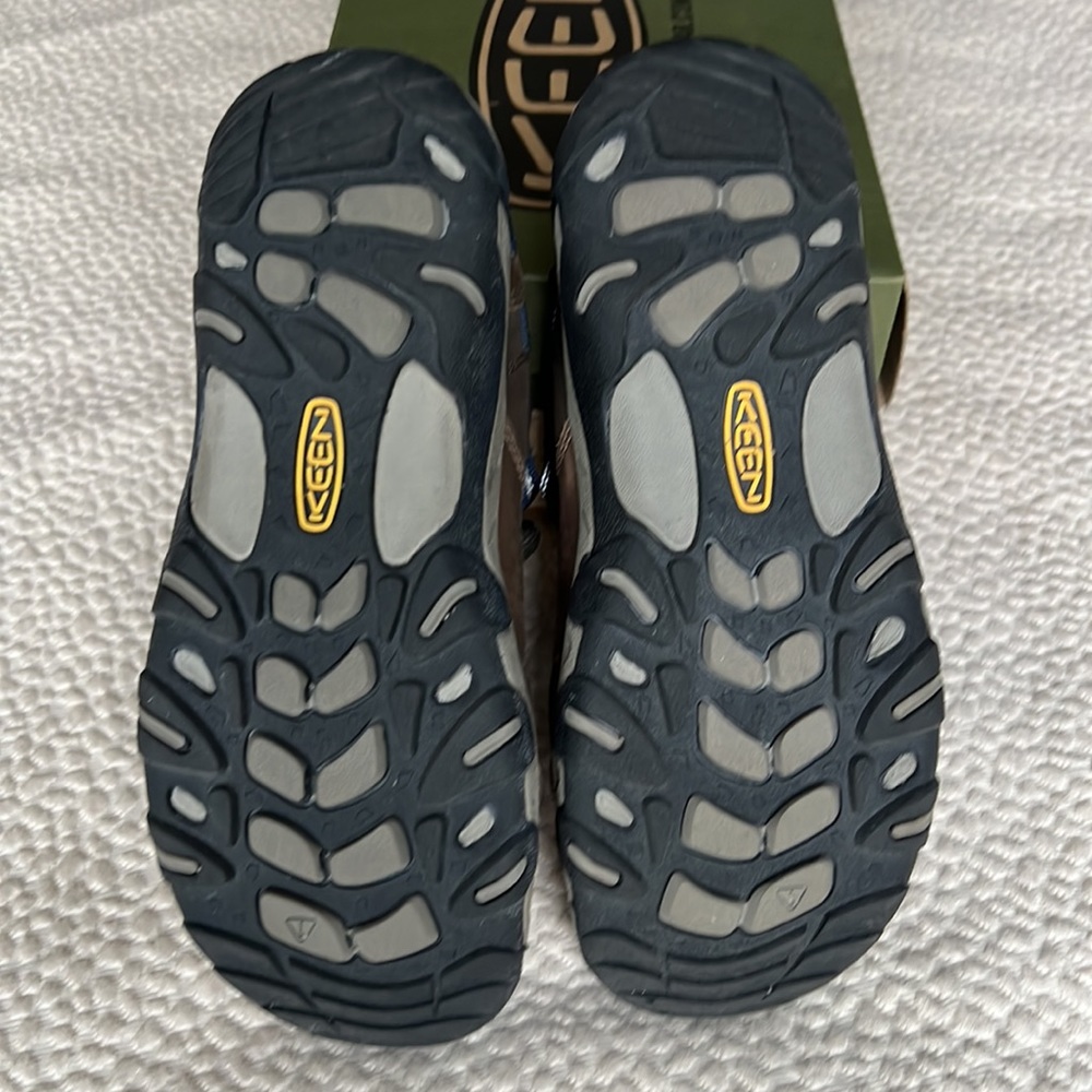 Keen Steens Vent Low Hiking Shoe Brown Leather Womens 8 - Picture 7 of 9